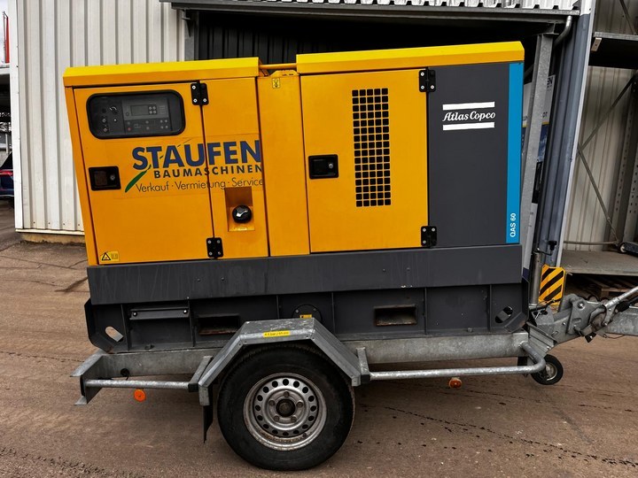 Atlas Copco QAS60 PDS + Fahrgestell