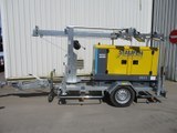 Stromerzeuger Atlas Copco QAX 20 mit Lichtmast